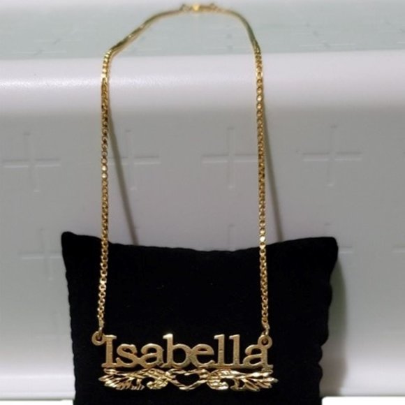 Jewelry necklace pendant name "Isabella" - Picture 2 of 2